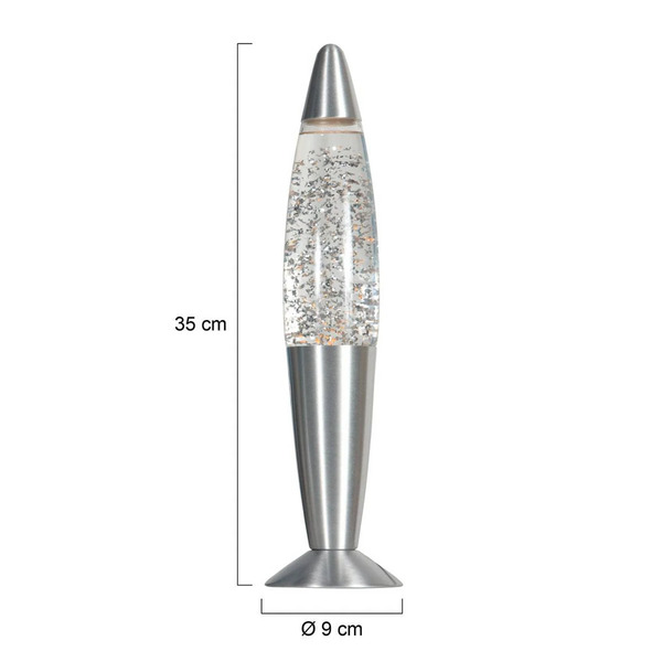  Steinhauer Steinhauer Table Lamp Volcan 4187, Steel, Glitter Effect, E14 