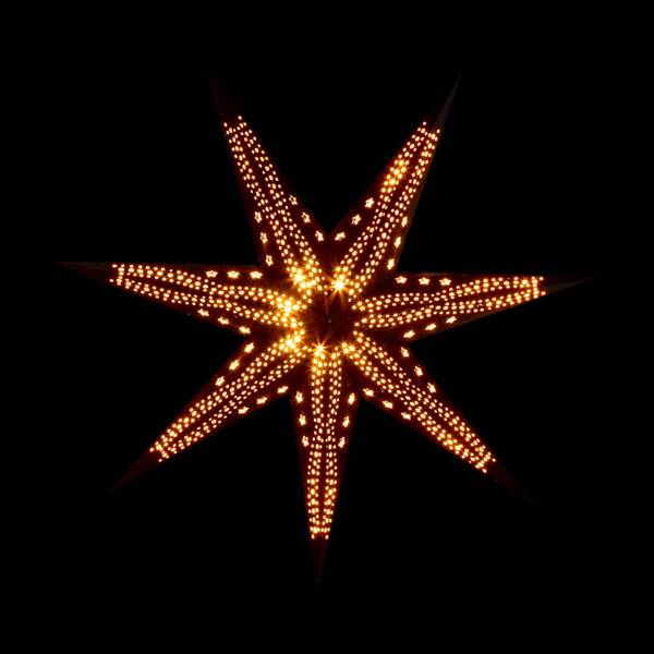  Sterntaler Sterntaler Samt Paper Star, ø 75 Cm Black 