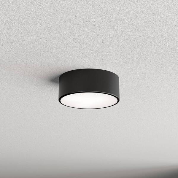  Temar Lighting Temar Lighting Cleo 200 Ceiling Lamp, Black, Sensor, Ip54, ø 20 Cm, Metal 