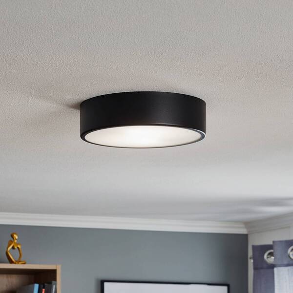  Temar Lighting Temar Lighting Cleo 300 Ceiling Lamp, Black, Sensor, Ip20, ø 30 Cm, Metal 