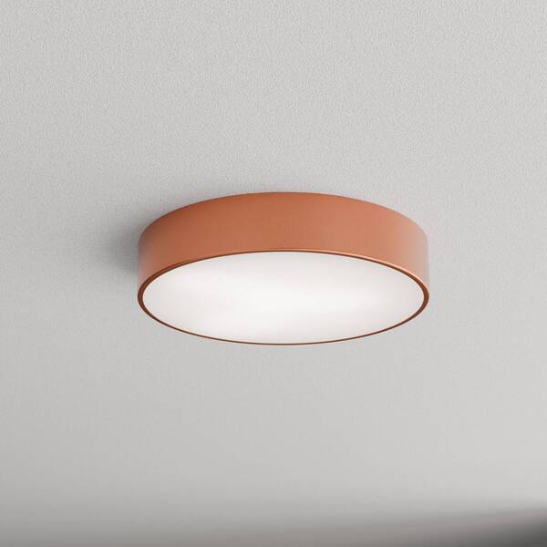  Temar Lighting Temar Lighting Cleo 400 Ceiling Lamp, Copper, Sensor, Ip54, ø 40 Cm, Metal 