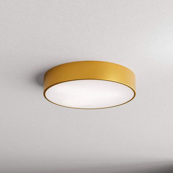  Temar Lighting Temar Lighting Cleo 400 Ceiling Lamp, Gold, Sensor, Ip54, ø 40 Cm, Metal 