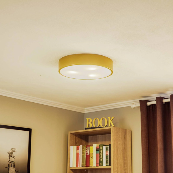  Temar Lighting Temar Lighting Cleo 400 Ceiling Lamp, Gold, Sensor, Ip20, ø 40 Cm, Metal 