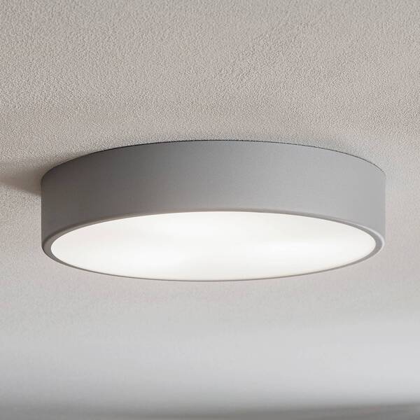  Temar Lighting Temar Lighting Cleo 400 Ceiling Lamp, Grey, Sensor, Ip20, ø 40 Cm, Metal 