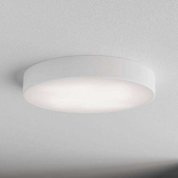  Temar Lighting Temar Lighting Cleo 500 Ceiling Lamp, White, Sensor, Ip54, ø 50 Cm, Metal 