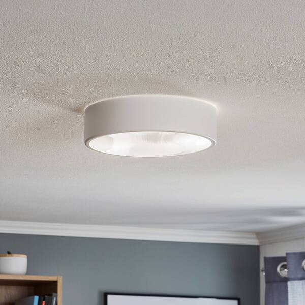  Temar Lighting Temar Lighting Cleo 300 Ceiling Light, Ip54, ø 30 Cm, White 