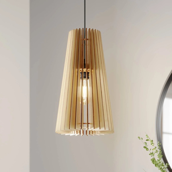  Temar Lighting Temar Lighting Cone Pendant Light, 1-bulb 