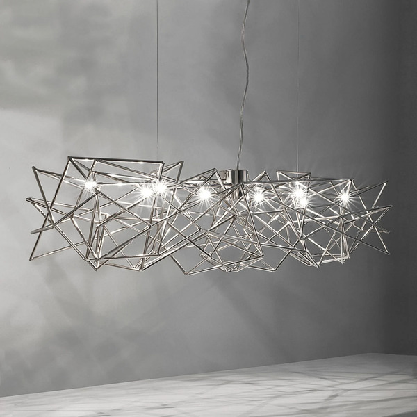 Terzani Terzani Etoile Designer Pendant Light Long 8-bulb. 