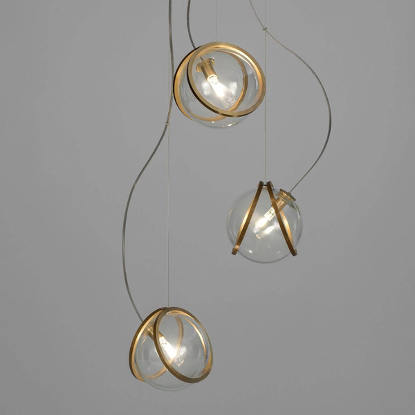  Terzani Terzani Pug Hanging Light 3-bulb Igbt Transparent 