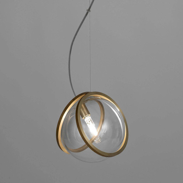  Terzani Terzani Pug Pendant Light 1-bulb Transparent 