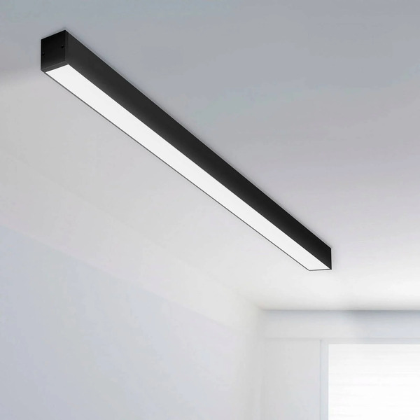  The Light Group The Light Group Slc Led Batten Light Click, Black, 56 Cm, Cct, Dali, Ip20 