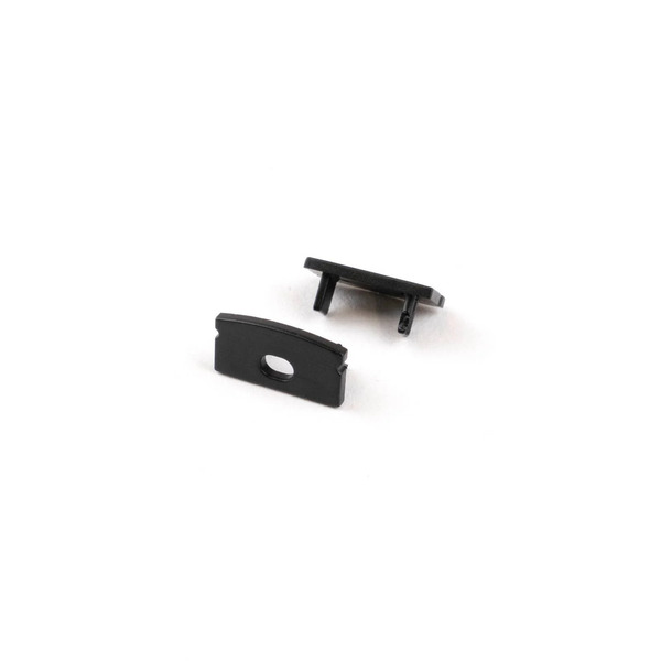  The Light Group The Light Group Slc Profile End Cap A1, Black, 2 Pieces 