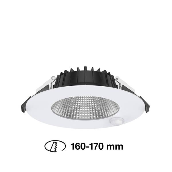  The Light Group The Light Group Slc Shift Led Downlight ø18cm White With Sensor 