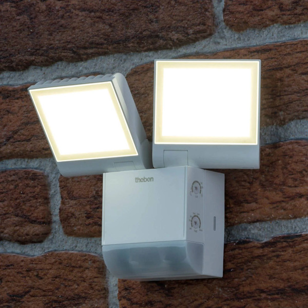  Theben Theben Led Outdoor Wall Light Theleda S17-100, White, Sensor 