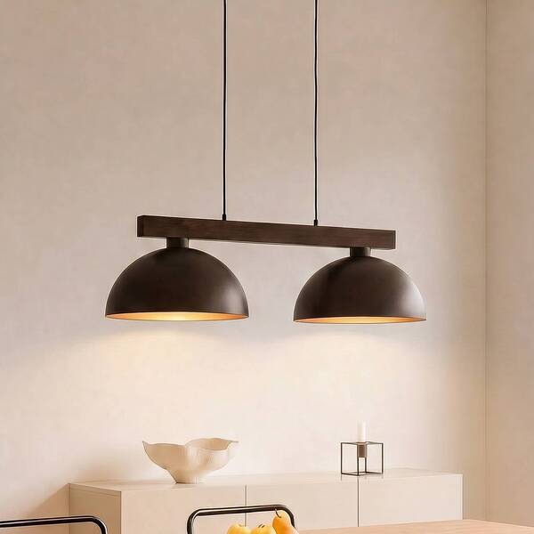  Tk Lighting Tk Lighting Oslo Pendant Light, Brown, 2-bulb, 83 Cm Long, E27 