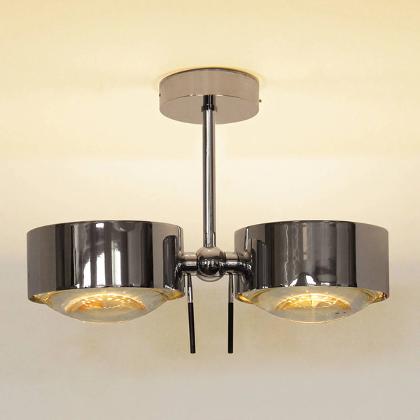  Top Light Top Light Ceiling Light Puk Sides Chrome 10 Cm 2-bulb G9 
