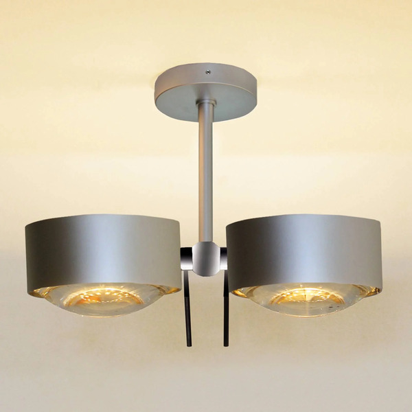  Top Light Top Light Ceiling Light Puk Sides Chrome Matt 10 Cm 2-bulb G9 