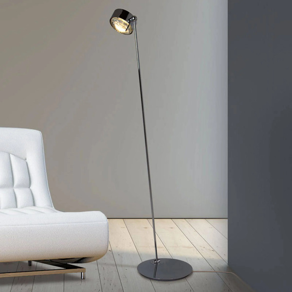  Top Light Top Light Led Floor Lamp Puk Maxx Floor Mini, Chrome 
