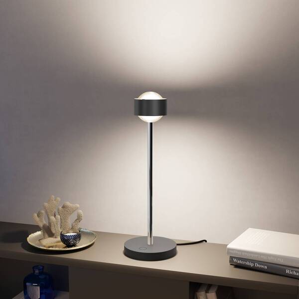  Top Light Top Light Puk! 80 Eye Table Led, Matt Lenses, Black/chrome 