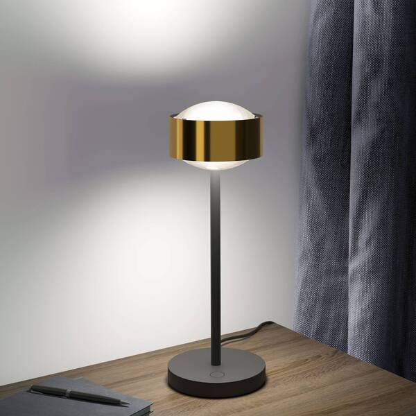  Top Light Top Light Puk! 120 Eye Table Led, Matt Lenses, Brass/black 