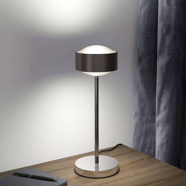  Top Light Top Light Puk! 120 Eye Table Led, Matt Lenses, Brown/chrome 
