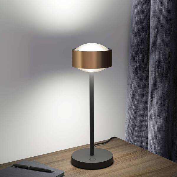  Top Light Top Light Puk! 120 Eye Table Led, Matt Lenses, Copper/black 