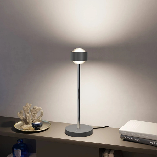  Top Light Top Light Puk! 80 Eye Table Led Matt Lenses, Grey/chrome 