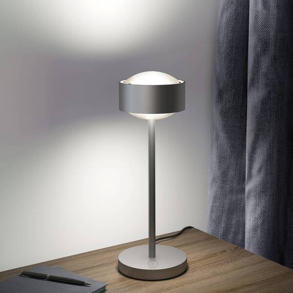  Top Light Top Light Puk! 120 Eye Table Led, Matt Lenses, Matt Chrome 