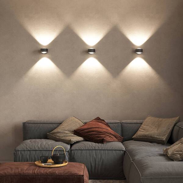  Top Light Top Light Puk Maxx Wall, Led, Clear Lenses, Anthracite Matt 