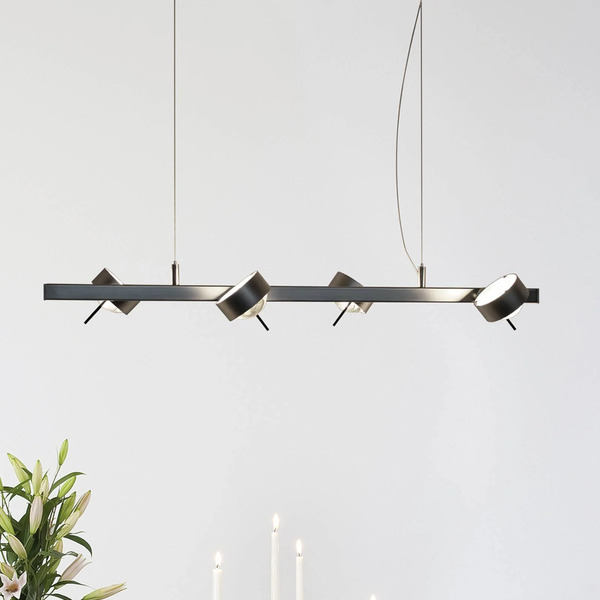  Top Light Top Light Puk Quartett Pendant Light, Matt Chrome 