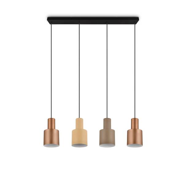  Trio Lighting Trio Lighting Agudo Pendant Light, Multicoloured, 4-bulb, Linear 