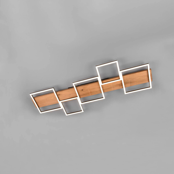  Trio Lighting Trio Lighting Harper Led Ceiling Lamp With Five Squares 