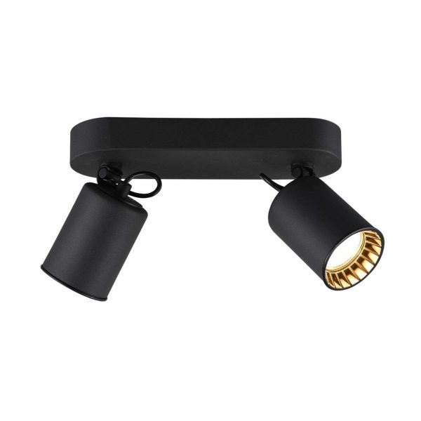  Trio Lighting Trio Lighting Pago Ceiling Spotlight, Two-bulb, Black 
