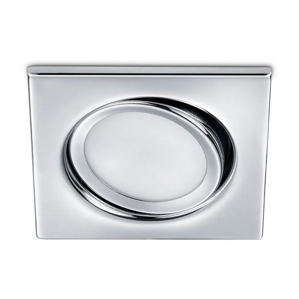  Trio Lighting Trio Lighting Pivotable Rila Led Recessed Spotlight In Chrome 