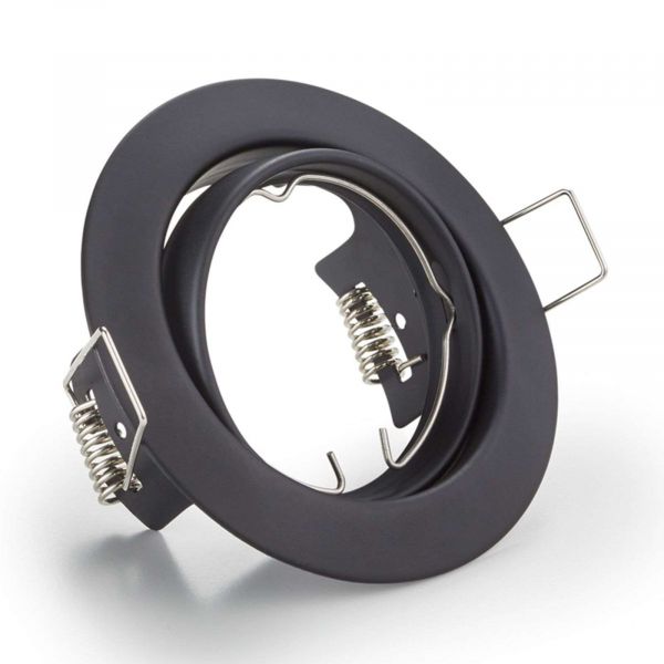 Trio Lighting Trio Lighting Round Jura Recessed Light In Black 