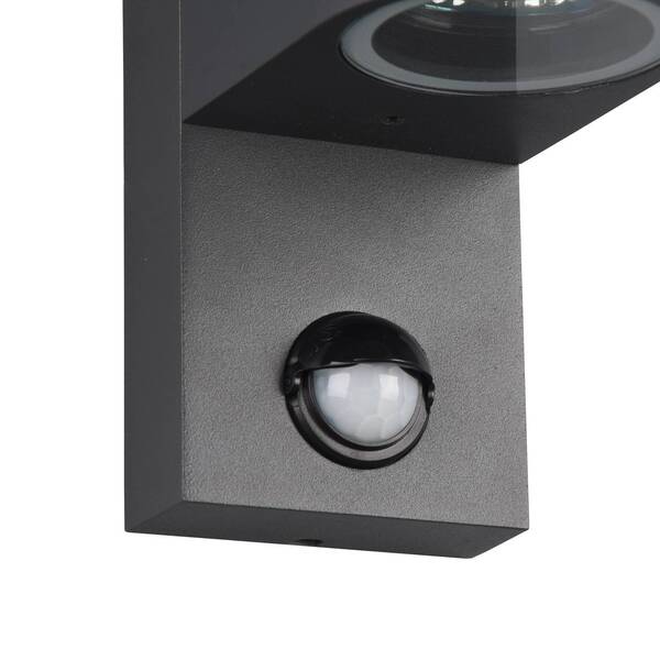  Trio Lighting Trio Lighting Roya Outdoor Wall 1-bulb Sensor Round Anthracite 