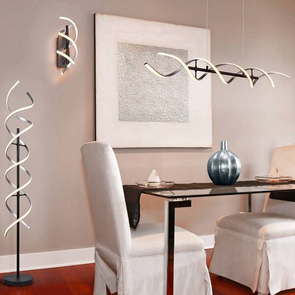  Trio Lighting Trio Lighting Sequence Led Wall Light, Dimmable, Cct, Aluminium 