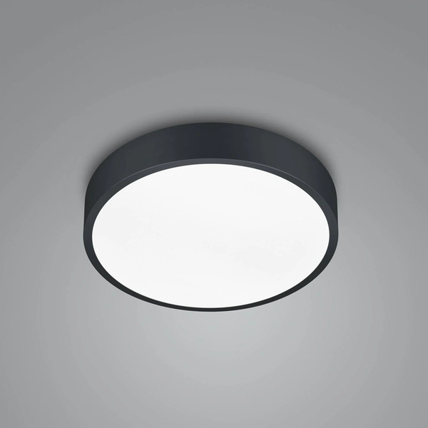  Trio Lighting Trio Lighting Waco Led Ceiling Lamp, Cct, ø 31 Cm, Matt Black 
