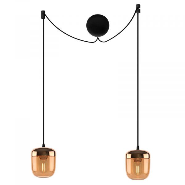  Umage Umage Acorn Hanging Lamp Two-bulb Amber Brass 