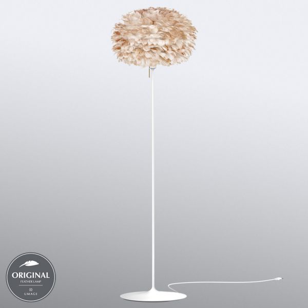  Umage Umage Eos Medium Floor Lamp In Light Brown 