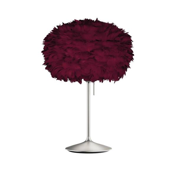  Umage Umage Eos Medium Table Lamp Red/brushed Steel 