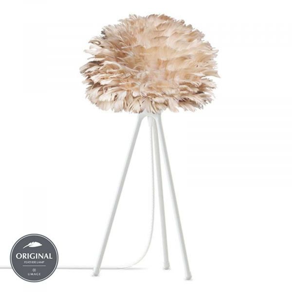 Umage Umage Eos Micro Table Lamp Brown Feathers 