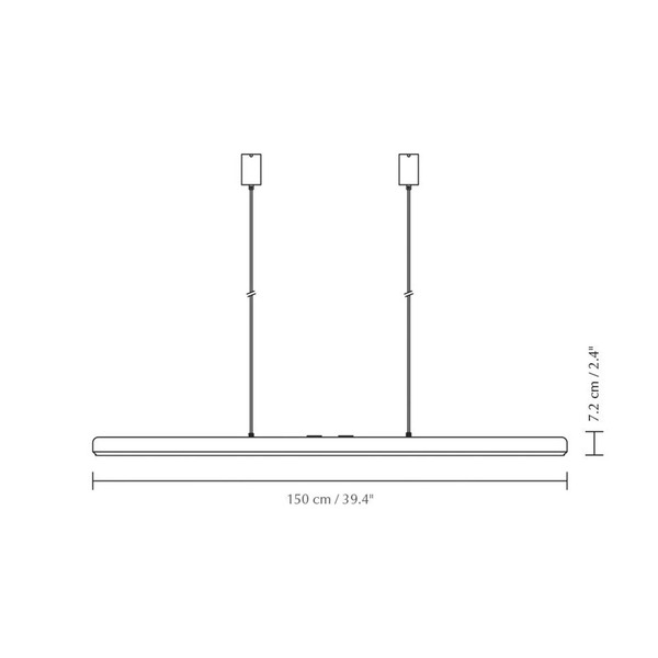  Umage Umage Led Hanging Light Hazel Branch, White/steel, 150 Cm 