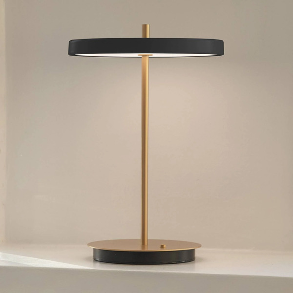  Umage Umage Led Table Lamp Asteria Move Black/brass 31 Cm 