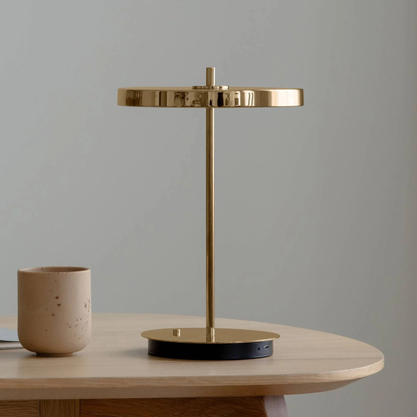  Umage Umage Led Table Lamp Asteria Move Polished Brass 31 Cm 