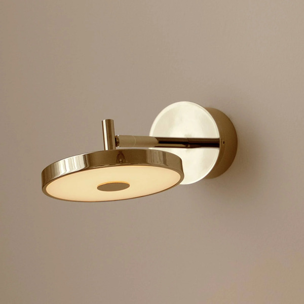 Umage Umage Led Wall Lamp Asteria Short Hw, Polished Brass, 28 Cm 