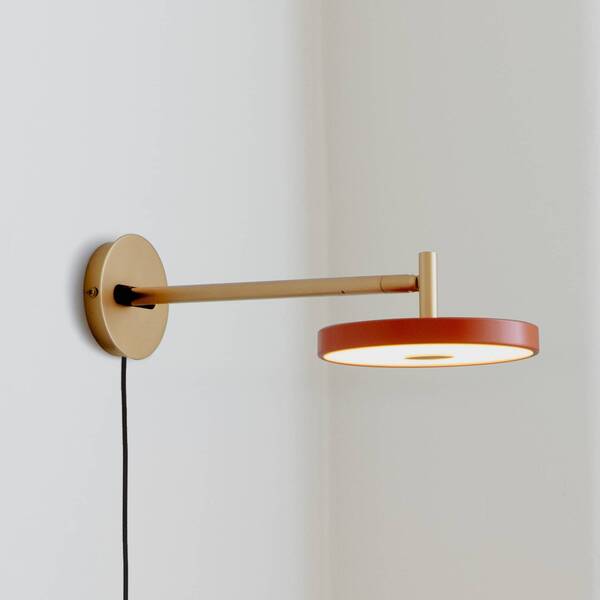  Umage Umage Led Wall Light Asteria Long, Orange/brass, Plug 