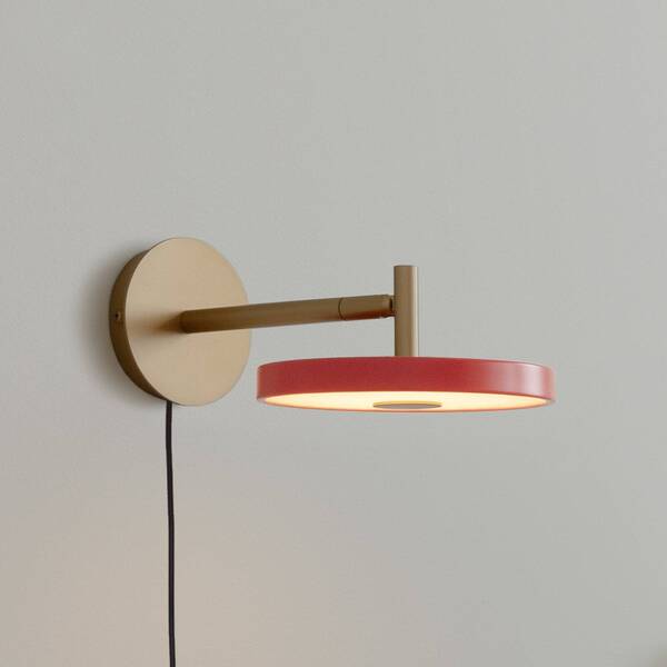  Umage Umage Led Wall Light Asteria Short, Rose Gold/brass, Plug 