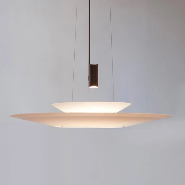  Vibia Vibia Flamingo Led Pendant Light With Upward-facing Lampshade 