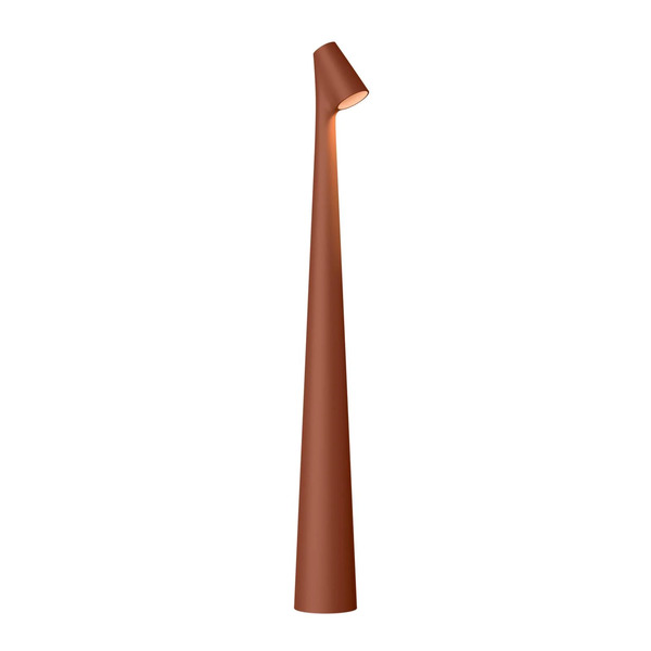  Vibia Vibia Led Rechargeable Table Lamp Africa, Height 45 Cm, Terracotta 